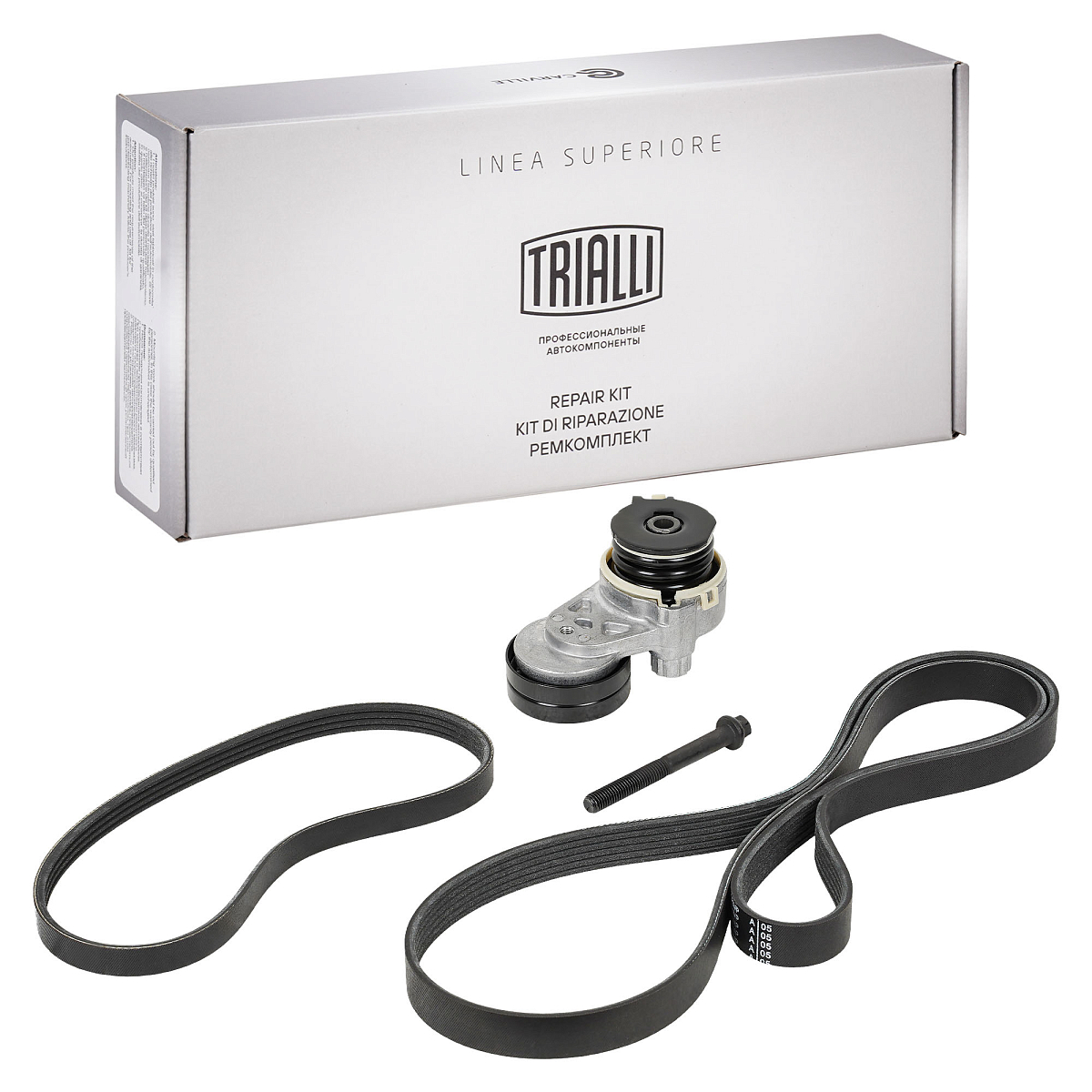 Ремкомплект привода для автомобилей Chevrolet Cruze (09-)/Opel Astra H (04-) 1.6i/1.8i AC+ (6PK1555/4PK643E + натяжитель)