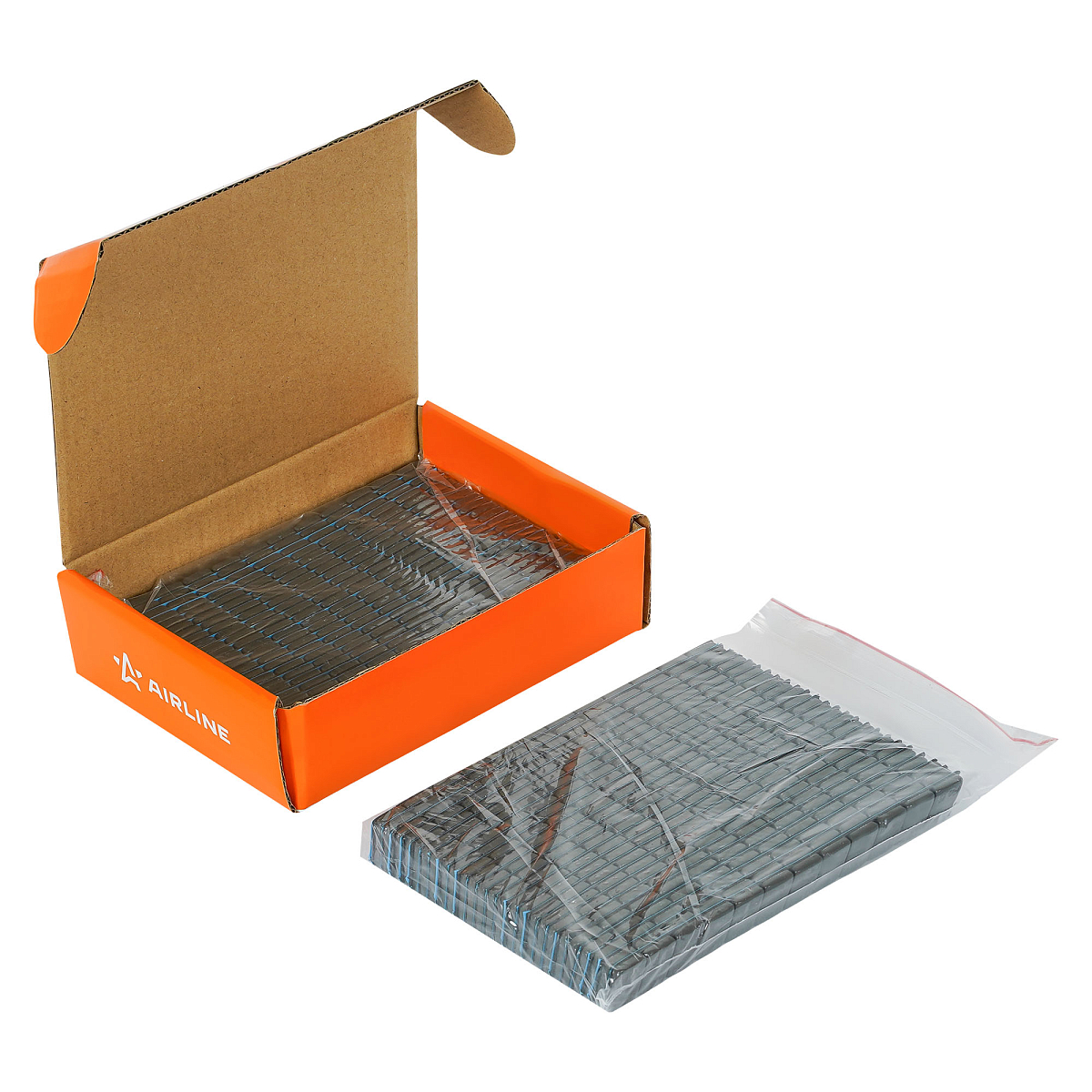 Груз балансировочный самоклеящийся стальной 12*5гр, 50 шт., темно-серый (графит)