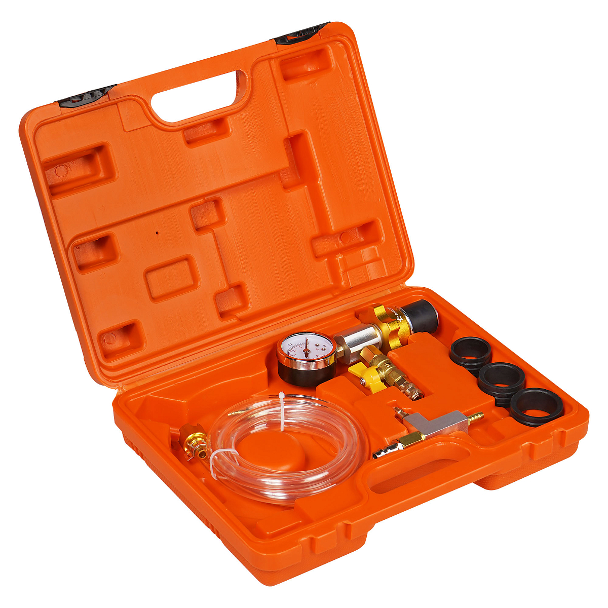 Набор для тестирования и заправки систем охлаждения универсальный 6пр., кейс