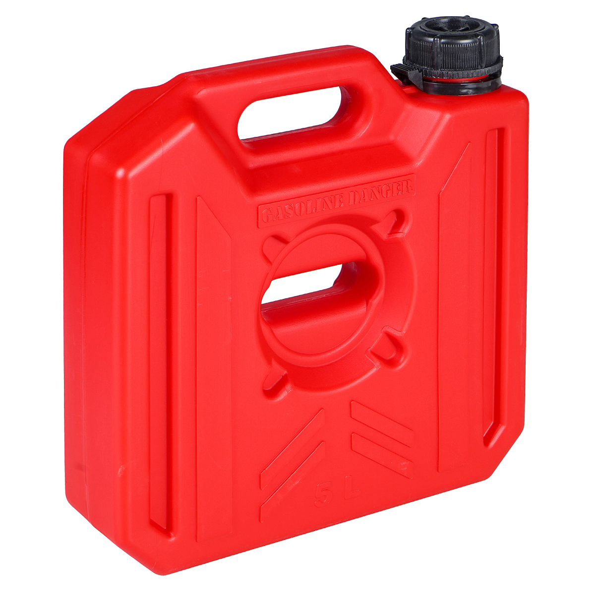 Канистра экспедиционная 5л, пластиковая, красная