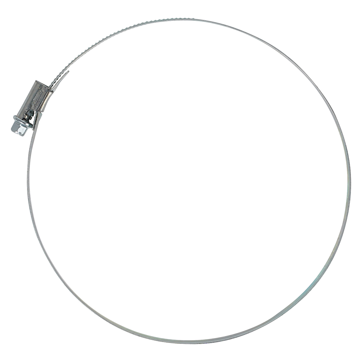 Хомут 130-150/9мм, червячный, усиленный, W1(оцинк), 1 шт.