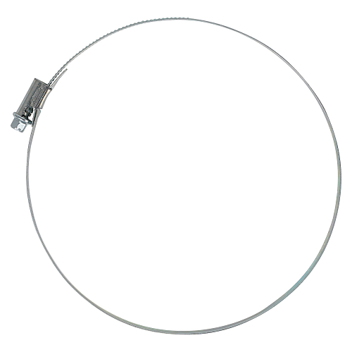 Хомут 130-150/9мм, червячный, усиленный, W1(оцинк), 1 шт.