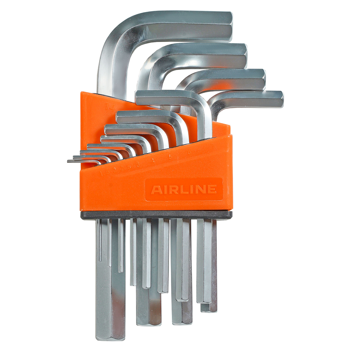 Набор ключей шестигранных коротких 12пр. (1.5-14мм) пласт.подвес