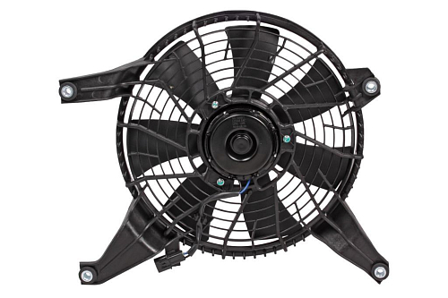 Электровентилятор кондиционера для автомобилей Mitsubishi Pajero III (00-)/Pajero IV (06-) (с кожухом)