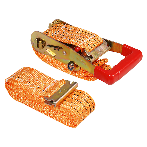 Ремень крепления груза для ЕВРОФУРЫ 5/10 т, 3,6 м, ширина 55 мм, с рельсовым креплением (крючки "ласточка")