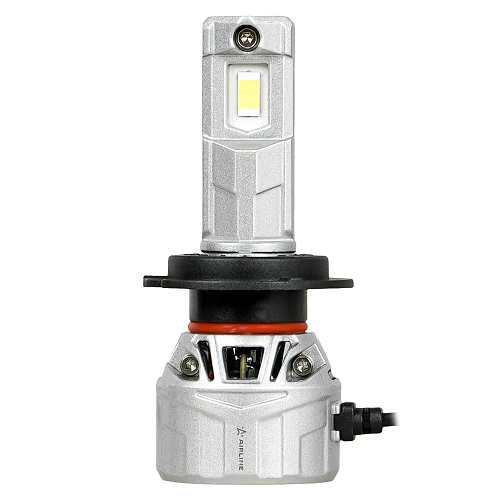 Лампа светодиодная H7 ULTRA, 55Вт, 10400Лм (5200Лм x 2), 6500К (Белый), 12/24В, комплект 2 шт.