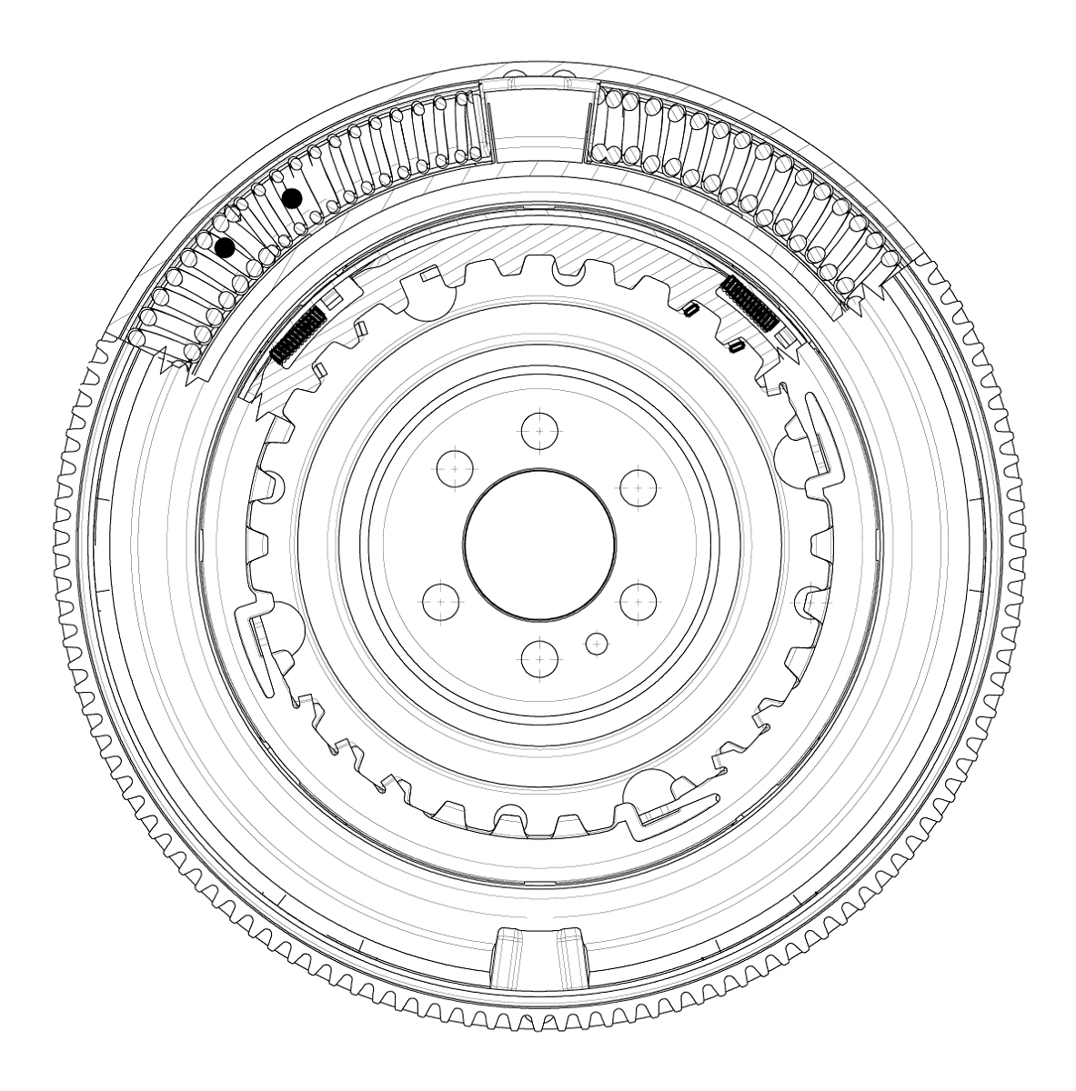 Маховик двухмассовый для автомобилей Skoda Octavia A7 (12-) 1.4TSI