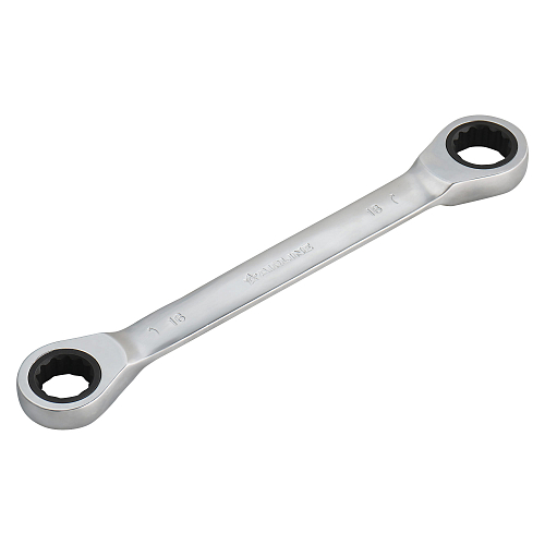 Ключ накидной трещоточный 16х18мм PRO, пласт.подвес