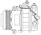 Компрессор кондиционера для Mercedes-Benz C (W203) (00-)/E (W211) (02-)/ML (W164) (05-) 6PK