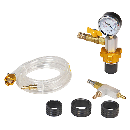 Набор для тестирования и заправки систем охлаждения универсальный 6пр., кейс