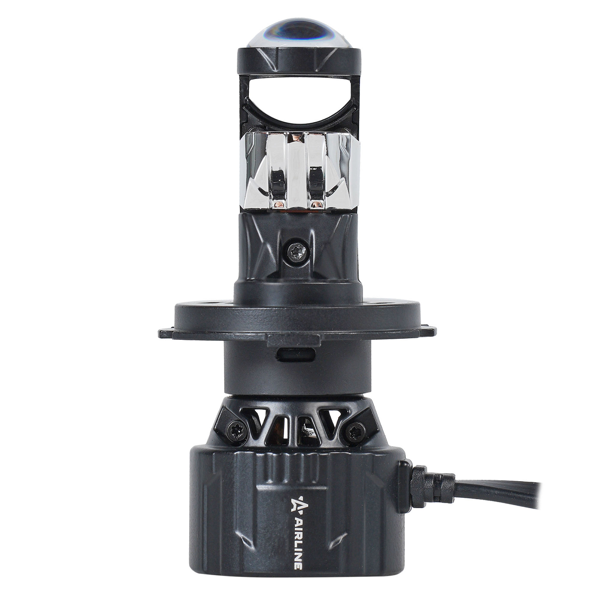 Лампа светодиодная H4 ECO LENS, 45Вт, 5700Лм (2850Лм x 2), 6500К (Белый), 12/24В, комплект 2 шт.