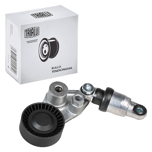 Ролик приводного ремня для автомобилей SsangYong Actyon (05-) 2.0d (с натяжным механизмом) с кронштейном и амортизатором