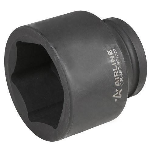 Головка ударная торцевая 1-1/2"DR шестигранная 80мм, L=100мм