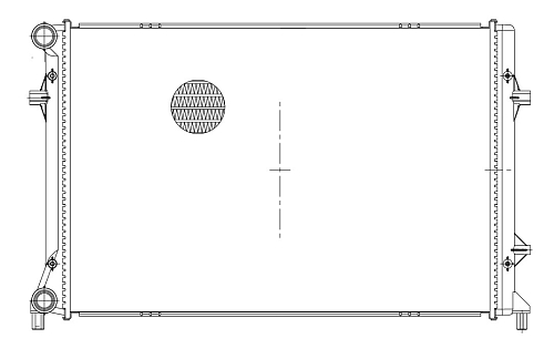 Радиатор охлаждения для автомобилей Passat (05-)/Audi A3 (03-) 3.2i/3.6i