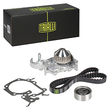 Ремкомплект ГРМ для автомобилей Лада Largus (12-)/Renault Logan (04-) 1.4i/1.6i 8V (помпаLuzar/ремень HNBR/1 ролик)