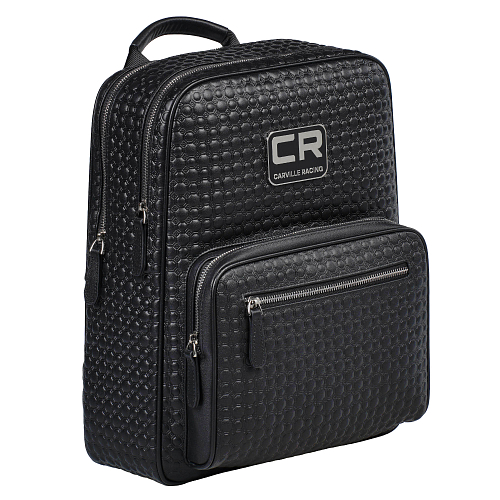 Рюкзак кожаный чёрный CR