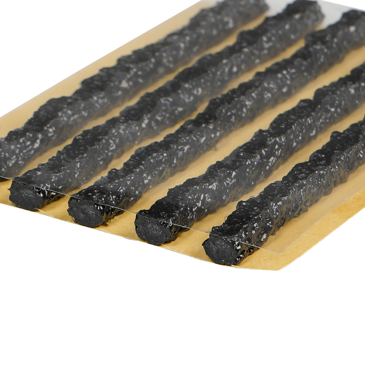 Жгуты для ремонта б/к шин, 6*100мм, 50 шт, черные, бумажн. подложка, в коробке