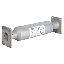 Труба соединительная (вставка вместо катализатора) для автомобилей Daewoo Nexia (95-) со стронгером (алюминизированная сталь)