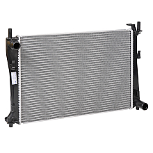 Радиатор охлаждения для автомобилей Ford Fiesta (01-) M/A (паяный)