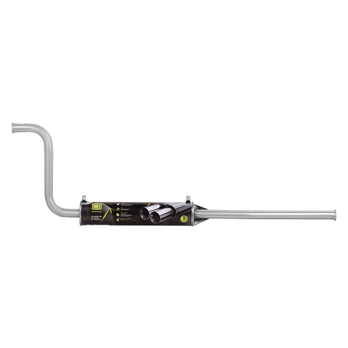 Глушитель для автомобилей Лада 2108 дополнительный (резонатор) (алюминизированная сталь)