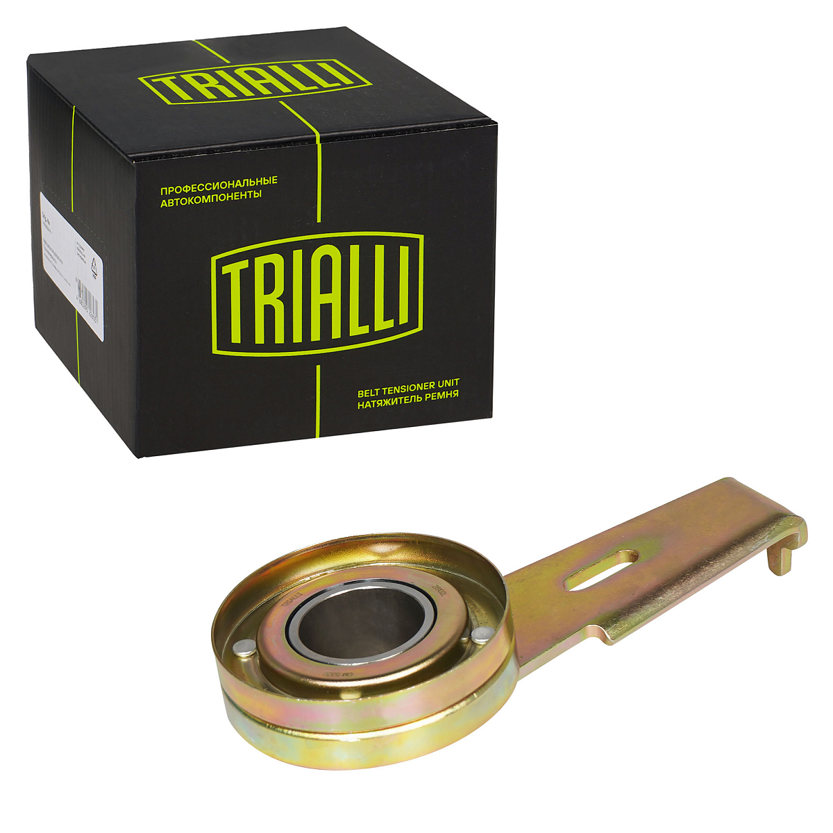 Ролик приводного ремня для автомобилей Peugeot 306 (93-) 1.8i/2.0i [XU] A/C+ без ГУР (натяжной) с кронштейном (выпуск до 1997)