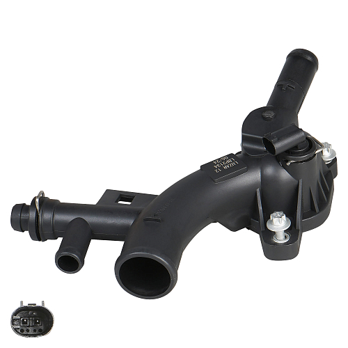 Фланец системы охлаждения для автомобилей Opel Astra J (10-)/Mokka (13-)/Zafira C (11-)/Meriva B (10-) 1.4T (пластиковый)