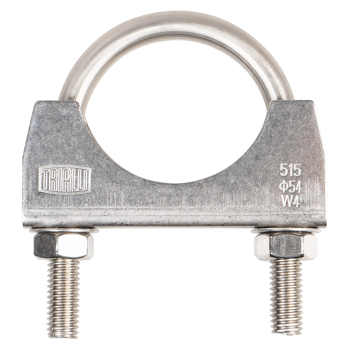 Хомут глушителя U-образный D=54 мм (стремянка) (нержавеющая сталь 304 SS)