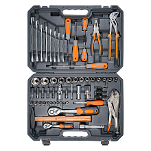 Набор инструментов универсальный 72пр. (головки 1/2", 1/4") кейс