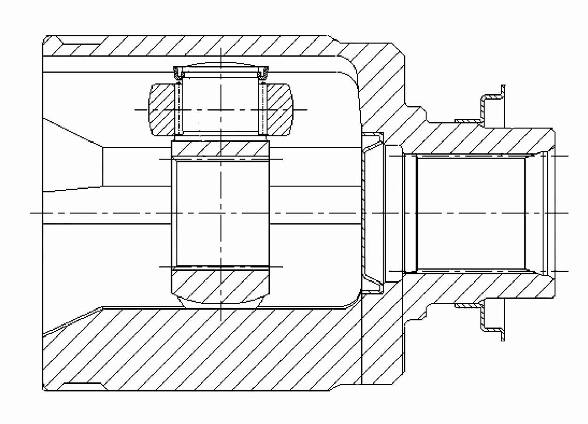 ШРУС внутренний правый для автомобилей Honda Accord (08-) 2.4i AT/5MT