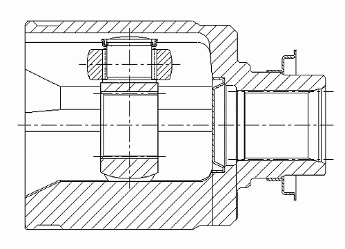 ШРУС внутренний правый для автомобилей Honda Accord (08-) 2.4i AT/5MT