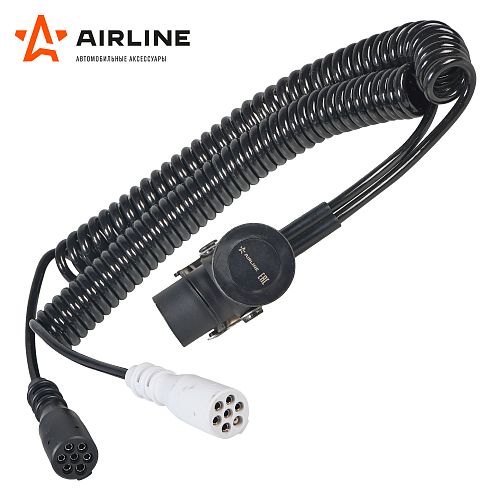 Кабель прицепа 24В адаптер с 15 конт. на тип-N 7 конт. и тип-S 7 конт. 5,5м (литой)