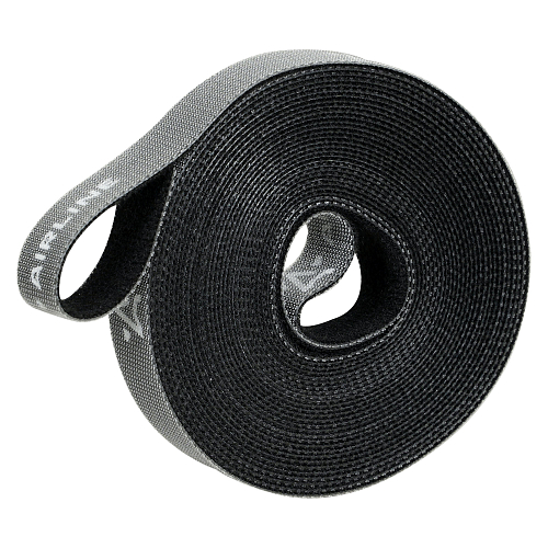 Лента-липучка для стяжки (жгутирования) кабелей 15мм*5м, черная