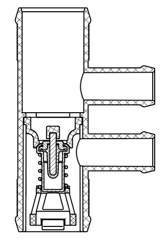 Термостат для автомобилей Лада Vesta NG (23-)/Iskra (25-) (65°С) (для АКПП, с корпусом)