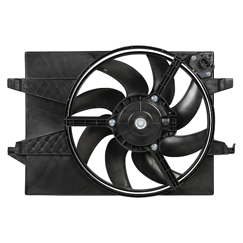 Электровентилятор охлаждения для автомобилей Ford Fusion (02-)/Fiesta (01-) (с кожухом и резистором) A/C+