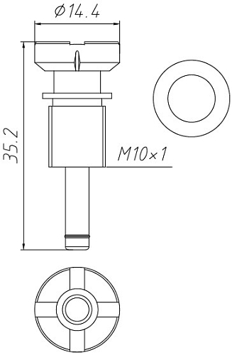 Пробка сливная радиатора охлаждения для а/м BMW 3 (E90) (05-)/1 (E81) (04-)/X1 (E84) (09-)