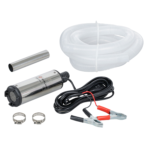 Насос перекачки диз. топлива погружной 24В, 51мм, 40л/мин, внутр. фильтр, шланг 200х2.1см