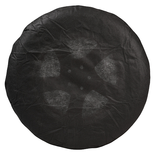 Чехлы для колес, размер R 13-17", без ручек, спанбонд, комплект 4 шт., цвет черный