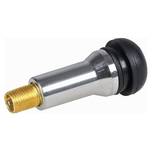 Вентиль для б/к шин TR414AC, c декор. колпачком, хром, 4 шт.