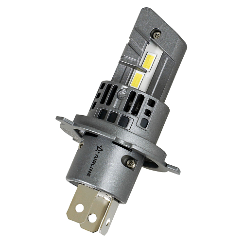 Лампа светодиодная H4 COMPACT, 23Вт, 5200Лм (2600Лм x 2), 6500К (Белый), 12В, комплект 2 шт.