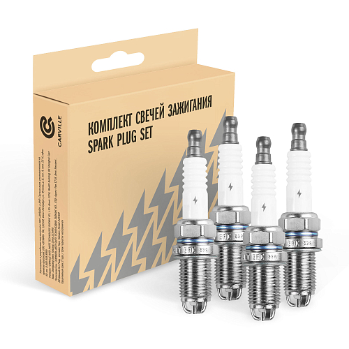 Комплект свечей зажигания для автомобилей VAG Octavia A5 (04-)/Golf V (03-) 1.4i/1.6i (кмпл. 4шт)