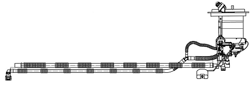 Модуль топливозаборника для автомобилей Mercedes-Benz E W212 (09-)/С W204 (06-) 1.8i/2.0i