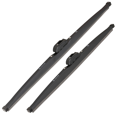 Щетки стеклоочистителя комплект 550/530мм (22"/21") зимние с креплением "Крючок 9x3, 9x4 мм", 2 штуки