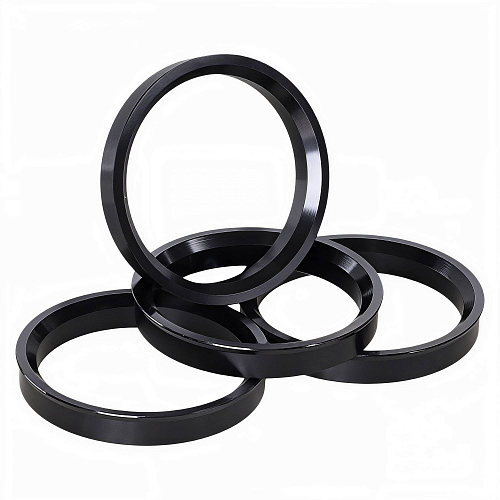 Кольцо центровочное для литого диска 66.6-57.1мм, комплект 4 шт., алюминий