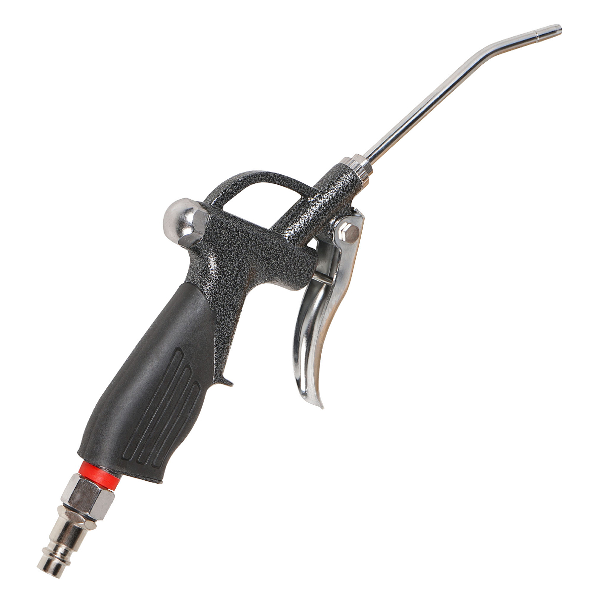 Пистолет продувочный пневматический металл. L=110мм PRO прорезиненная рукоятка