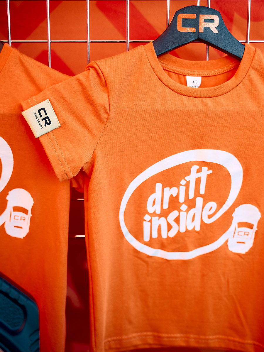 Футболка детская drift inside оранжевая