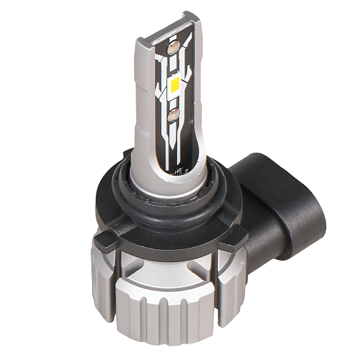 Лампа светодиодная HB3/HB4 STANDARD, 17Вт, 4000Лм (2000Лм x 2), 3000К (Желтый), 12В, комплект 2 шт. МП-серия