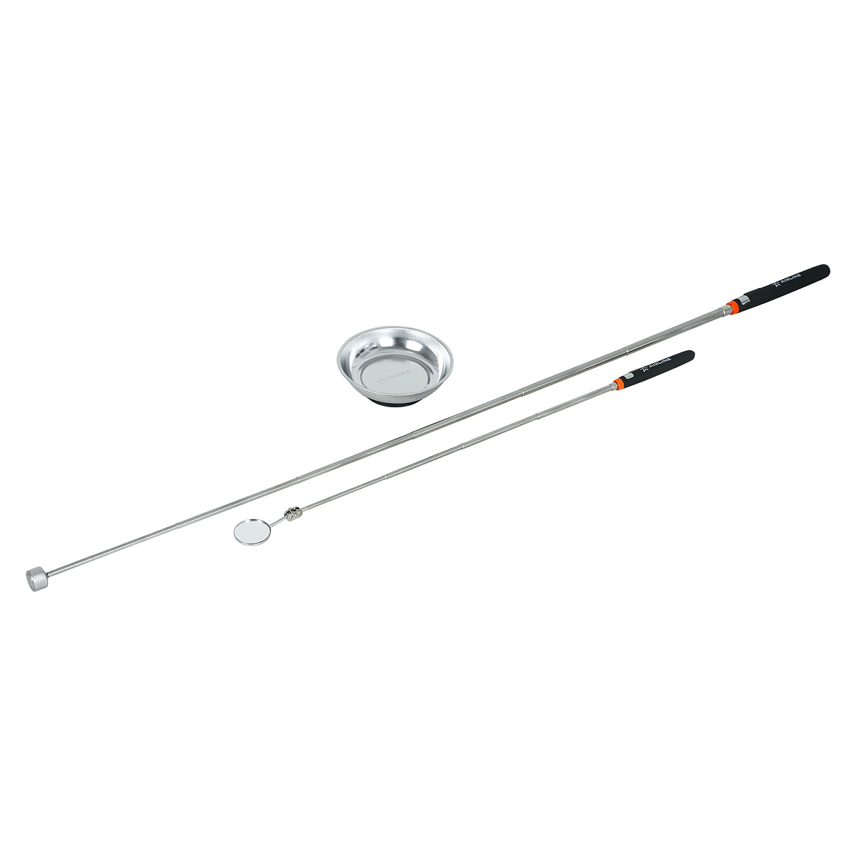 Инструмент инспекционный, набор 3пр. (захват телеск. 2.2кгс, зеркало телеск. D=30мм, магнит.тарелка 108мм)