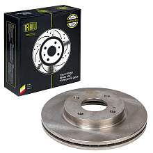 Диски тормозные для автомобилей Ford Fiesta VI (08-) передний d=258 окрашенный