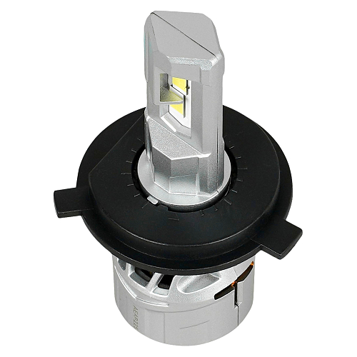 Лампа светодиодная H4 ULTRA, 55Вт, 10400Лм (5200Лм x 2), 6500К (Белый), 12/24В, комплект 2 шт.