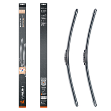 Щетки стеклоочистителя комплект 700/700мм (28"/28") бескаркасные PREMIUM с креплением "Side Pin 22 мм", 2 штуки